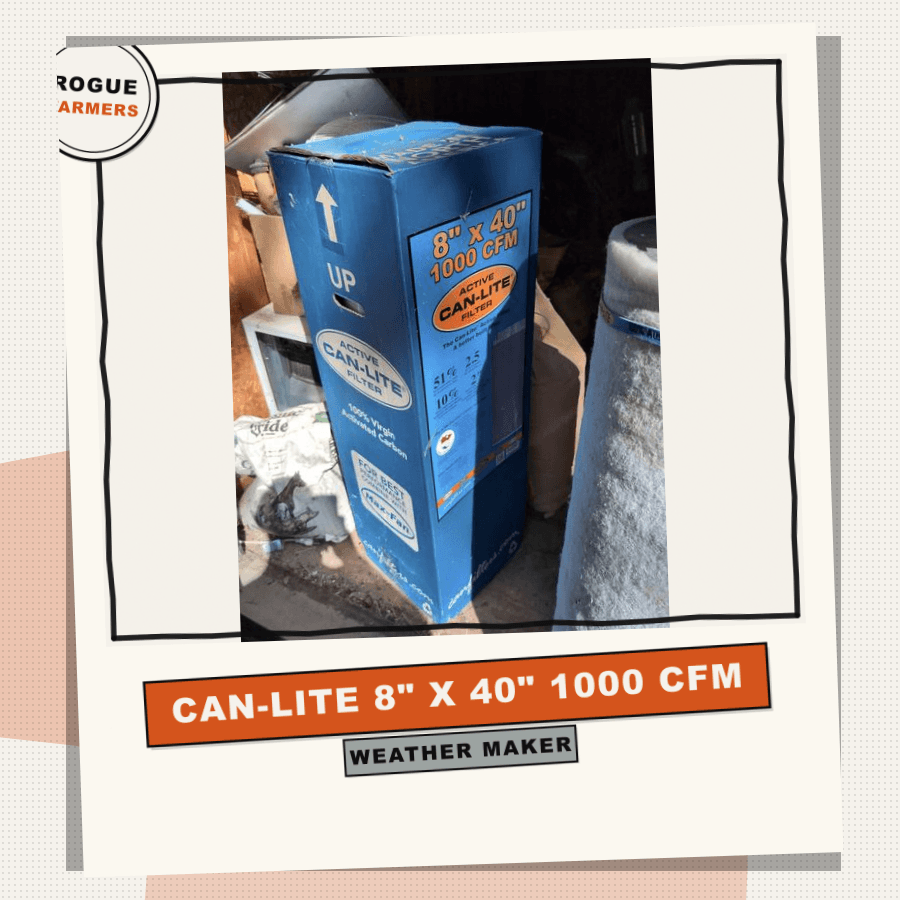 Can-Lite 8" x 40" 1000 CFM Carbon Filter