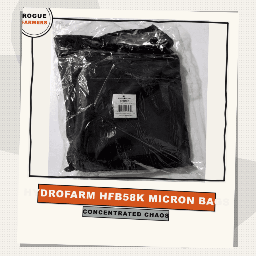 Hydrofarm HFB58K Micron Bags 5 Gallon 8 Bag Kit