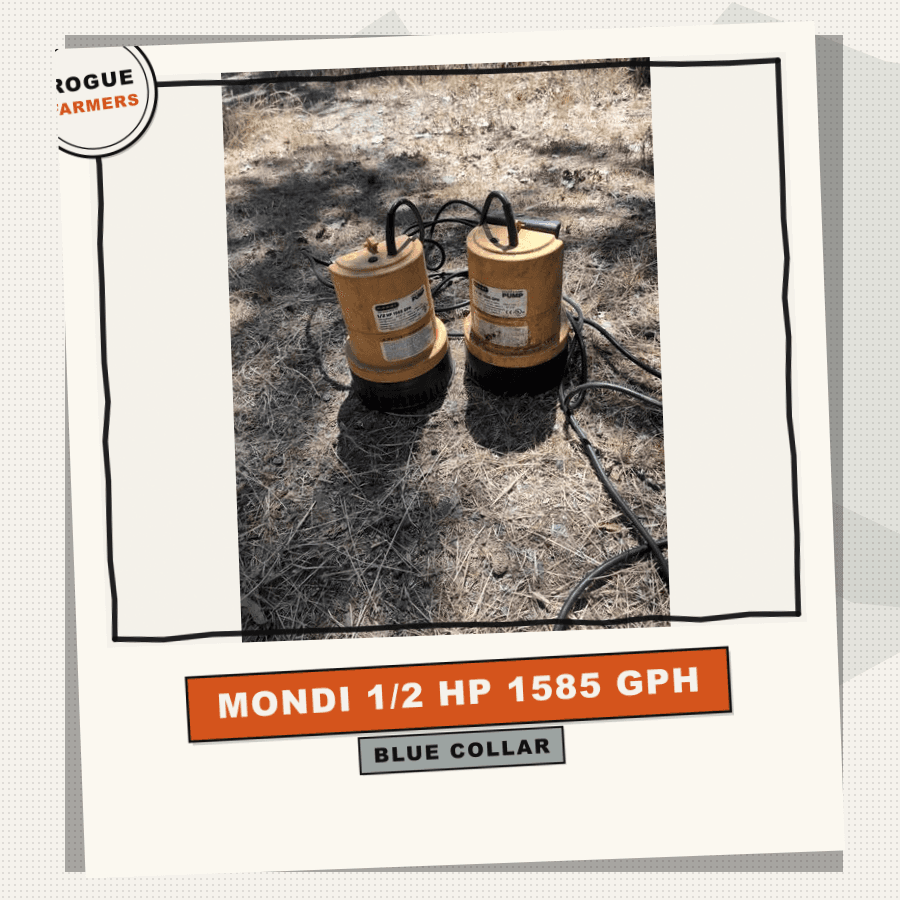 Mondi 1/2 HP 1585 GPH Utility Pump