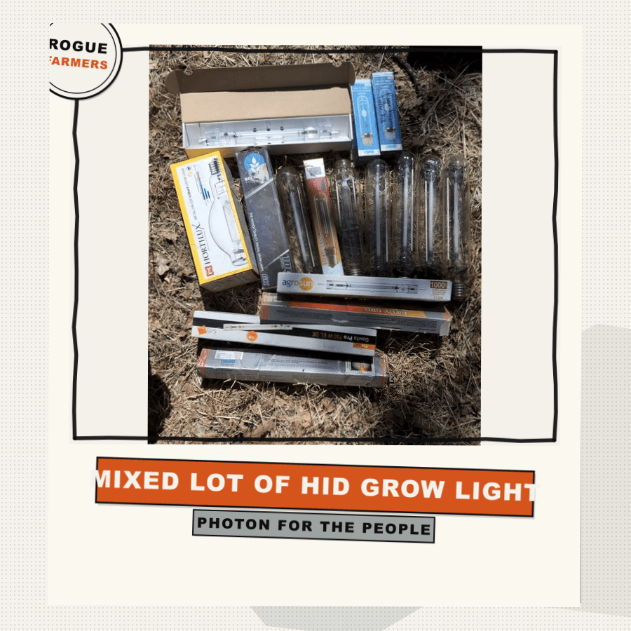 Mixed Lot of HID Grow Light Bulbs