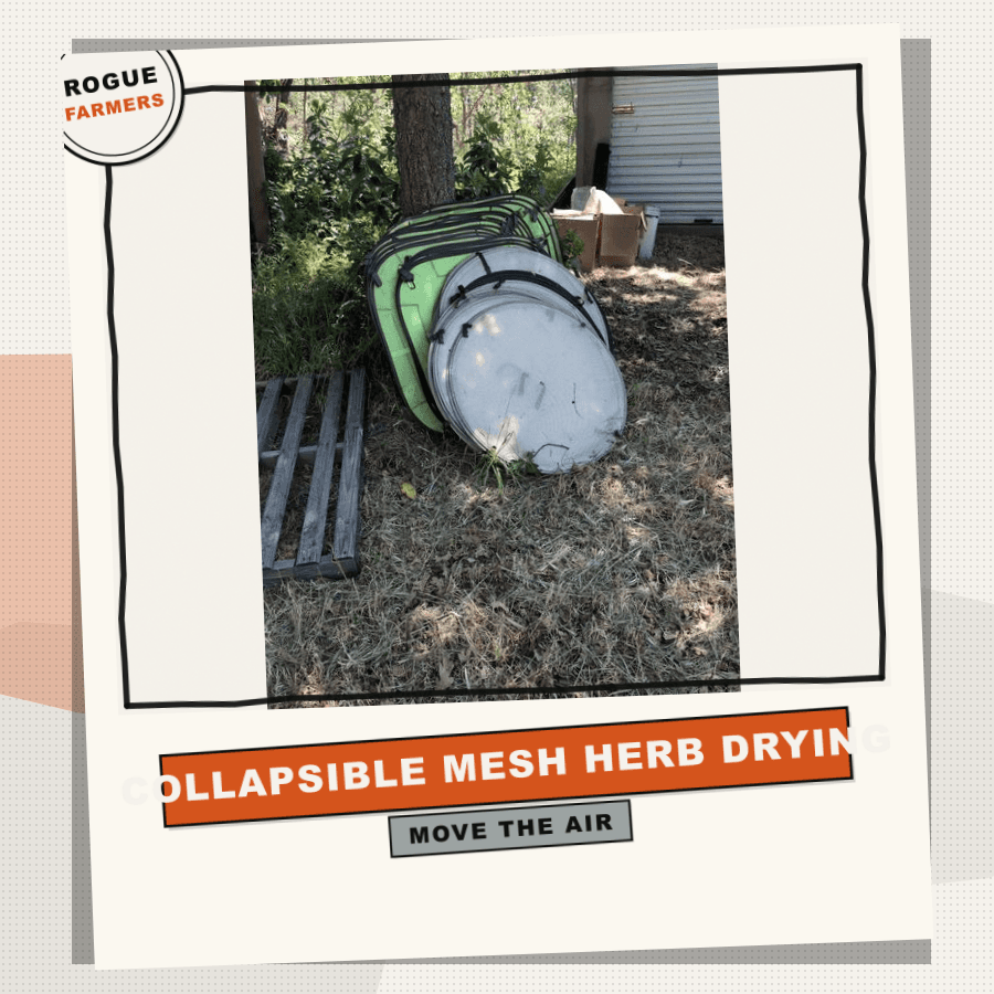 Collapsible Mesh Herb Drying Racks