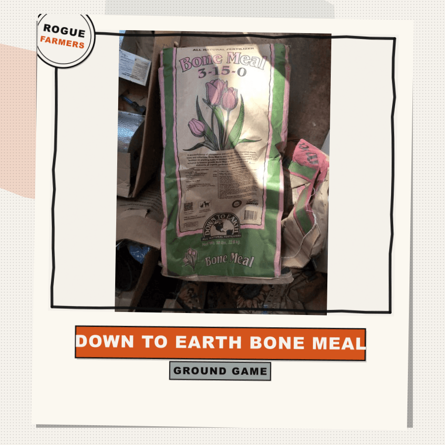 Down To Earth Bone Meal 3-15-0 Fertilizer, 50 lb bag